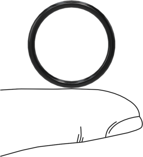 Yağa Dayanıklı Buna-N O-Ring, 2 mm Genişlik, 20 mm İç Çap