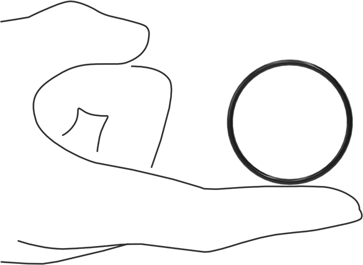 Yağa Dayanıklı Buna-N O-Ring, 2 mm Genişlik, 37 mm İç Çap