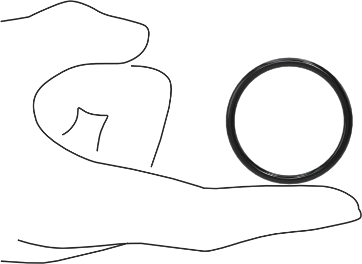 Yağa Dayanıklı Buna-N O-Ring, 3 mm Genişlik, 35.5 mm İç Çap