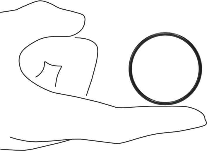 Yağa Dayanıklı Buna-N O-Ring, 2 mm Genişlik, 38 mm İç Çap