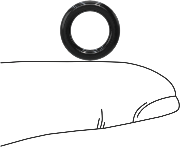 Yağa Dayanıklı Buna-N O-Ring, 2.4 mm Genişlik, 8.3 mm İç Çap