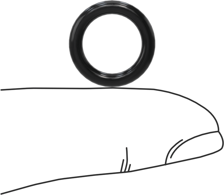 Yağa Dayanıklı Buna-N O-Ring, 2.4 mm Genişlik, 10.3 mm İç Çap