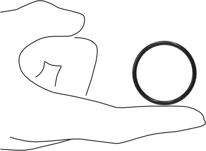 Yağa Dayanıklı Buna-N O-Ring, 2.5 mm Genişlik, 32 mm İç Çap