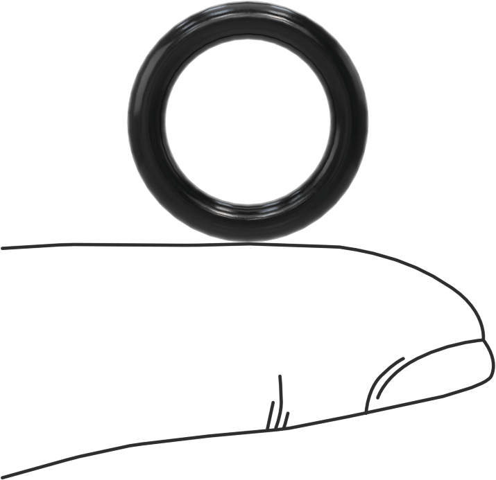 Yağa Dayanıklı Buna-N O-Ring, 3 mm Genişlik, 13 mm İç Çap