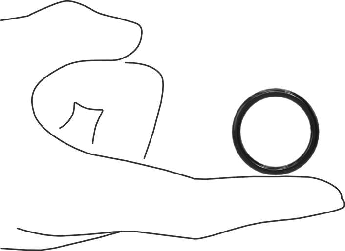 Yağa Dayanıklı Buna-N O-Ring, 3 mm Genişlik, 24 mm İç Çap