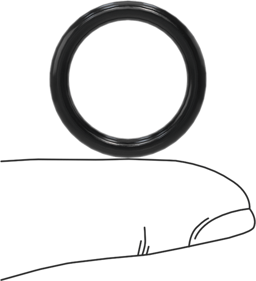 Yağa Dayanıklı Buna-N O-Ring, 3 mm Genişlik, 18 mm İç Çap