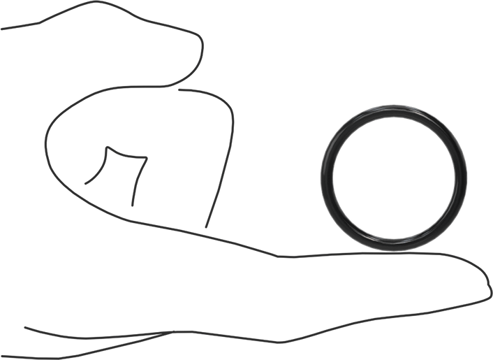 Yağa Dayanıklı Buna-N O-Ring, 3 mm Genişlik, 29.2 mm İç Çap