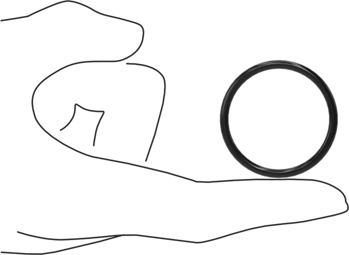 Yağa Dayanıklı Buna-N O-Ring, 3 mm Genişlik, 34 mm İç Çap