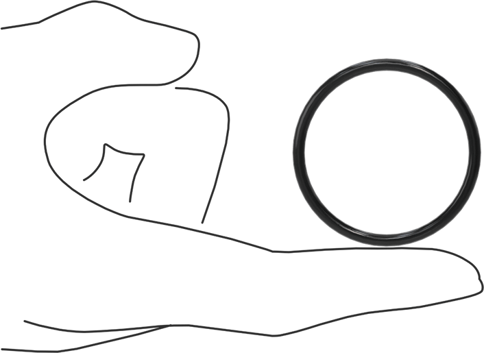 Yağa Dayanıklı Buna-N O-Ring, 3 mm Genişlik, 40 mm İç Çap