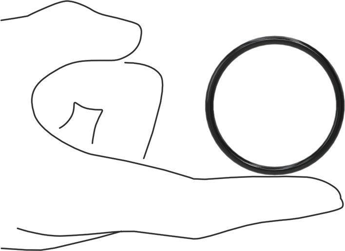 Yağa Dayanıklı Buna-N O-Ring, 3 mm Genişlik, 42 mm İç Çap