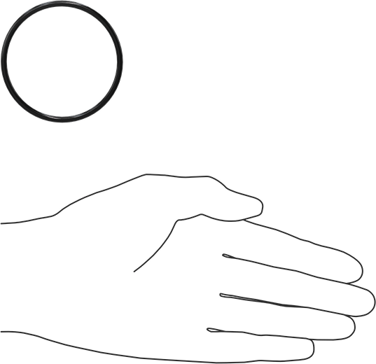 Yağa Dayanıklı Buna-N O-Ring, 3 mm Genişlik, 54 mm İç Çap