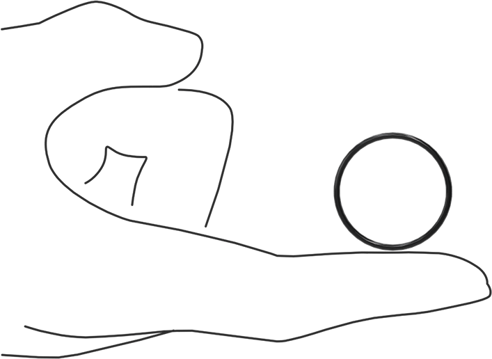 Yağa Dayanıklı Buna-N O-Ring, 1.5 mm Genişlik, 25.5 mm İç Çap