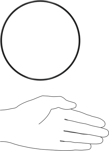 Yağa Dayanıklı Buna-N O-Ring, 3 mm Genişlik, 130 mm İç Çap