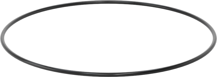 Yağa Dayanıklı Buna-N O-Ring, 3 mm Genişlik, 164.5 mm İç Çap