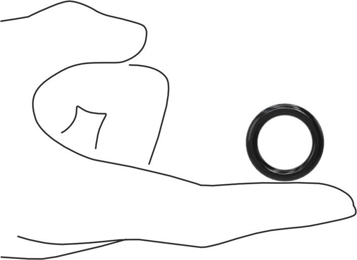 Yağa Dayanıklı Buna-N O-Ring, 4 mm Genişlik, 18 mm İç Çap