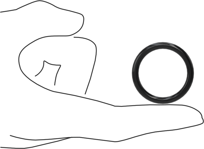 Yağa Dayanıklı Buna-N O-Ring, 4 mm Genişlik, 28 mm İç Çap