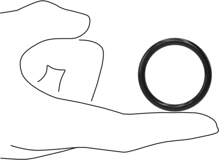 Yağa Dayanıklı Buna-N O-Ring, 4 mm Genişlik, 32 mm İç Çap