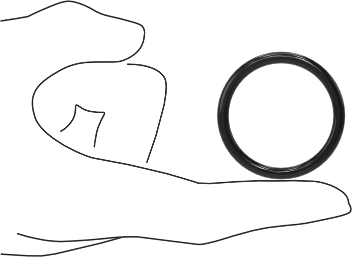 Yağa Dayanıklı Buna-N O-Ring, 4 mm Genişlik, 35 mm İç Çap