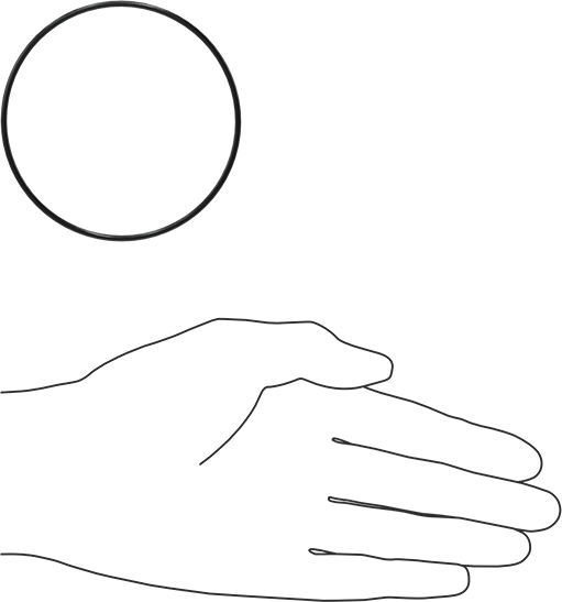 Yağa Dayanıklı Buna-N O-Ring, 2 mm Genişlik, 75 mm İç Çap