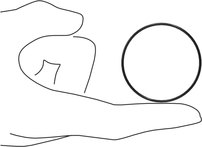 Yağa Dayanıklı Buna-N O-Ring, 1.5 mm Genişlik, 44 mm İç Çap