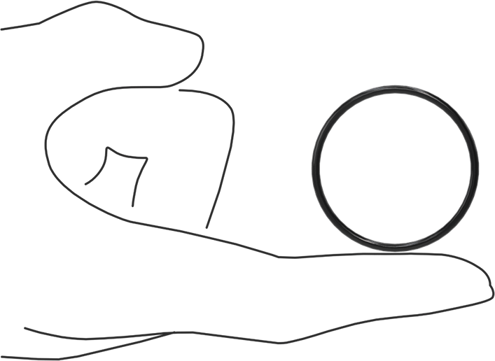 Yağa Dayanıklı Buna-N O-Ring, 2 mm Genişlik, 36 mm İç Çap