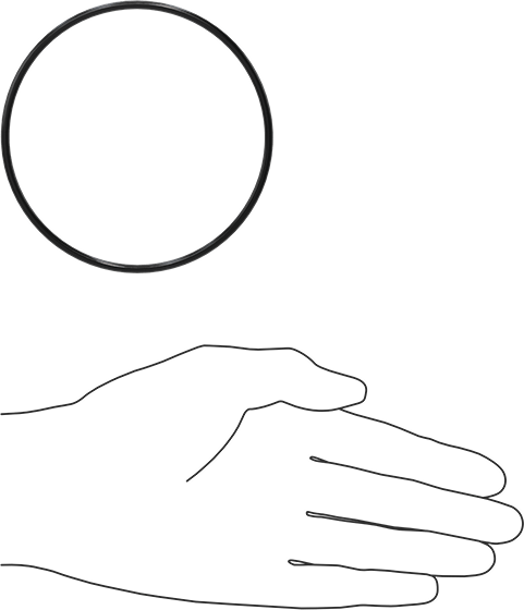 Yağa Dayanıklı Buna-N O-Ring, 3 mm Genişlik, 90 mm İç Çap