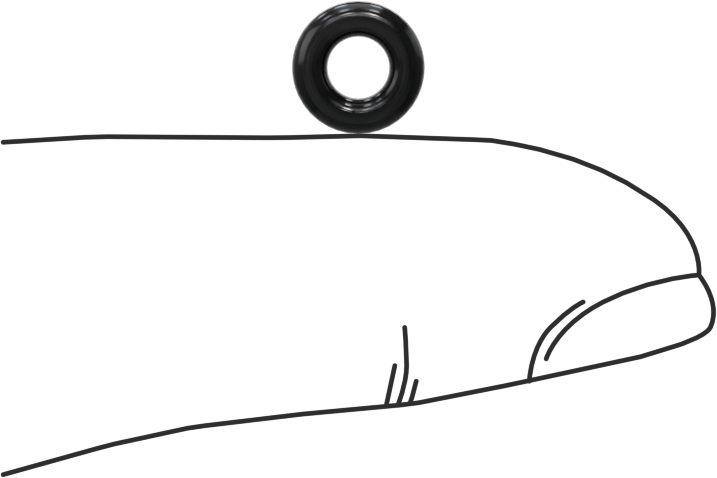 Yağa Dayanıklı Buna-N O-Ring, 1.9 mm Genişlik, 3.4 mm İç Çap