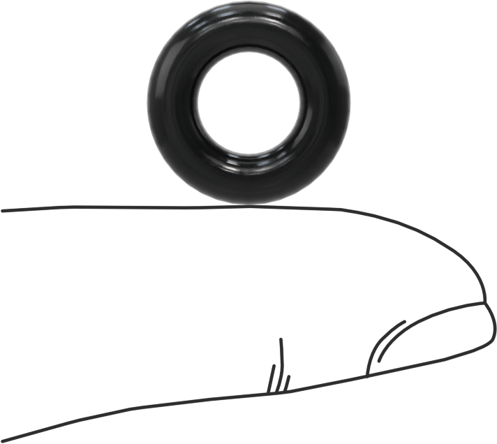 Yağa Dayanıklı Buna-N O-Ring, 4 mm Genişlik, 8 mm İç Çap