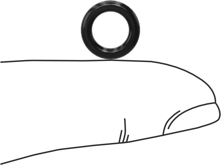 Yağa Dayanıklı Buna-N O-Ring, 2 mm Genişlik, 6.5 mm İç Çap