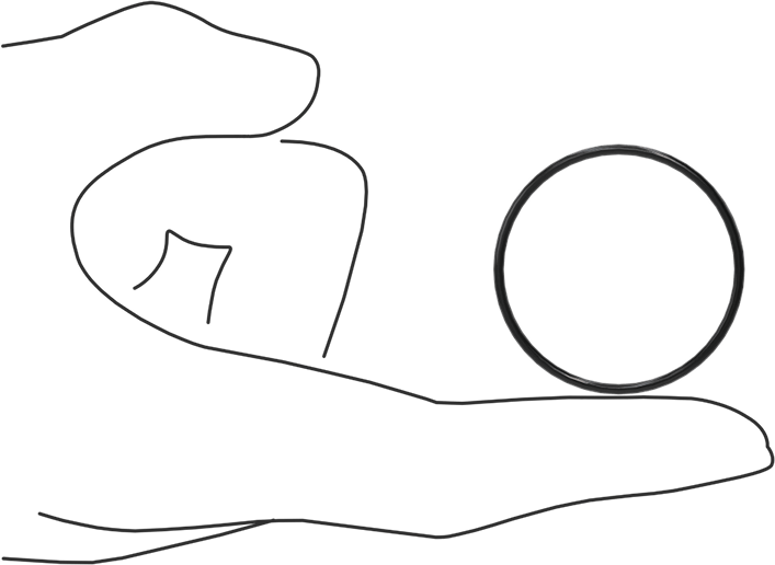 Yağa Dayanıklı Buna-N O-Ring, 1.6 mm Genişlik, 35.1 mm İç Çap