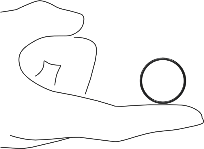 Yağa Dayanıklı Buna-N O-Ring, 1.5 mm Genişlik, 24 mm İç Çap