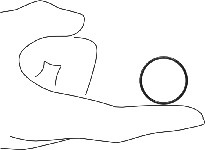 Yağa Dayanıklı Buna-N O-Ring, 1.5 mm Genişlik, 25 mm İç Çap