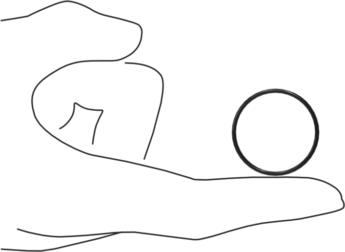 Yağa Dayanıklı Buna-N O-Ring, 1.5 mm Genişlik, 27 mm İç Çap