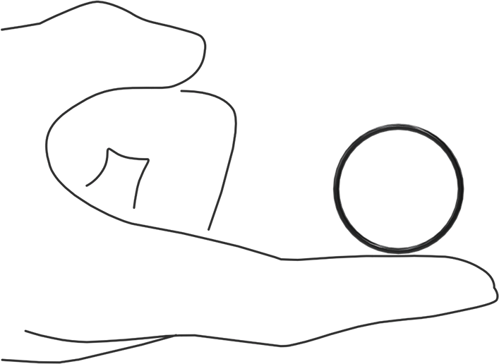 Yağa Dayanıklı Buna-N O-Ring, 1.5 mm Genişlik, 28 mm İç Çap