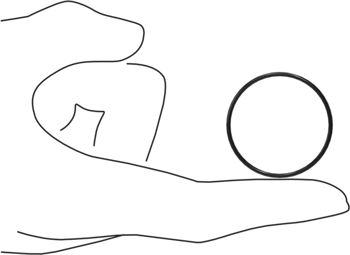 Yağa Dayanıklı Buna-N O-Ring, 1.5 mm Genişlik, 33 mm İç Çap