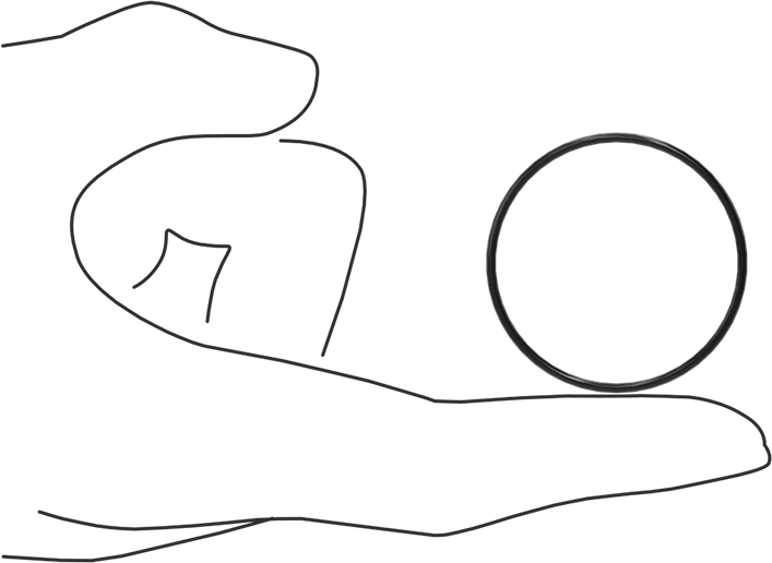 Yağa Dayanıklı Buna-N O-Ring, 1.5 mm Genişlik, 37 mm İç Çap