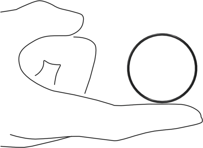 Yağa Dayanıklı Buna-N O-Ring, 1.5 mm Genişlik, 38 mm İç Çap