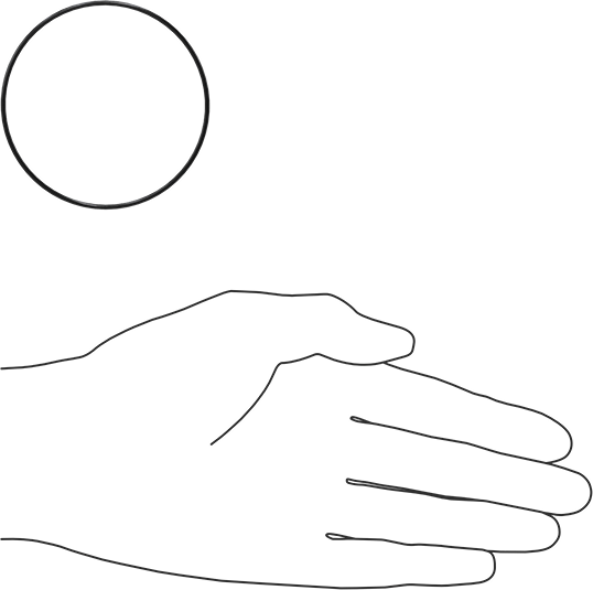 Yağa Dayanıklı Buna-N O-Ring, 1.5 mm Genişlik, 62 mm İç Çap