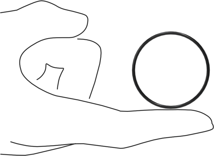 Yağa Dayanıklı Buna-N O-Ring, 1.78 mm Genişlik, 39.45 mm İç Çap