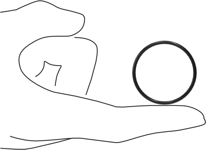 Yağa Dayanıklı Buna-N O-Ring, 2 mm Genişlik, 33 mm İç Çap