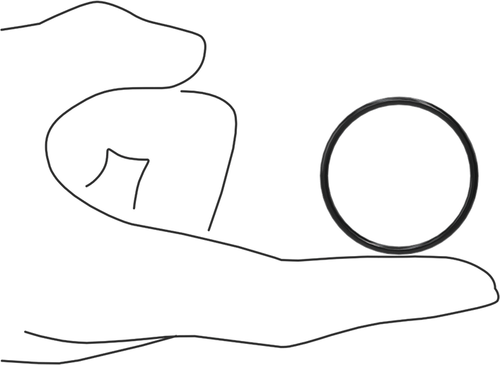 Yağa Dayanıklı Buna-N O-Ring, 2 mm Genişlik, 33.5 mm İç Çap