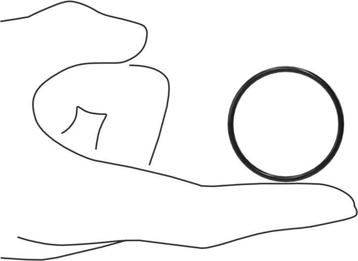 Yağa Dayanıklı Buna-N O-Ring, 2 mm Genişlik, 34.5 mm İç Çap