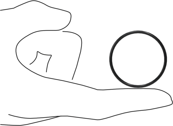 Yağa Dayanıklı Buna-N O-Ring, 2 mm Genişlik, 35.5 mm İç Çap