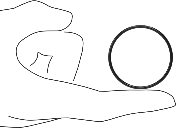 Yağa Dayanıklı Buna-N O-Ring, 2 mm Genişlik, 39.5 mm İç Çap