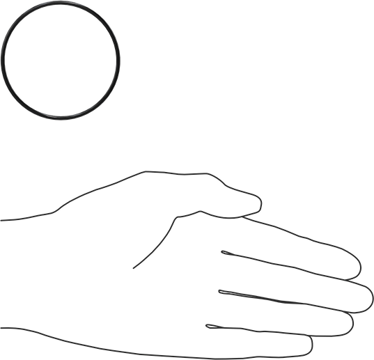 Yağa Dayanıklı Buna-N O-Ring, 2 mm Genişlik, 55 mm İç Çap