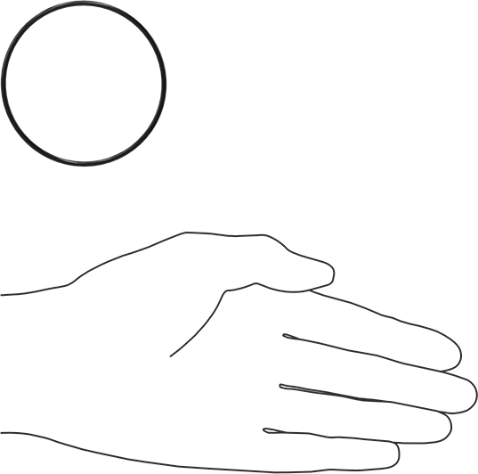 Yağa Dayanıklı Buna-N O-Ring, 2 mm Genişlik, 60 mm İç Çap