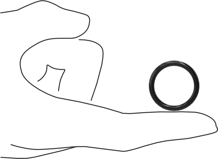 Yağa Dayanıklı Buna-N O-Ring, 3 mm Genişlik, 21.5 mm İç Çap