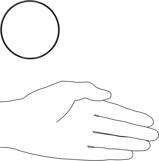 Yağa Dayanıklı Buna-N O-Ring, 2 mm Genişlik, 65 mm İç Çap