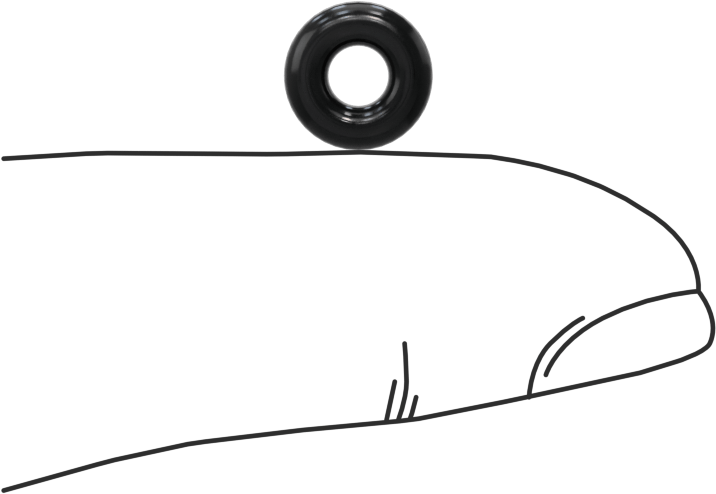 Yağa Dayanıklı Buna-N O-Ring, 2.4 mm Genişlik, 3.3 mm İç Çap