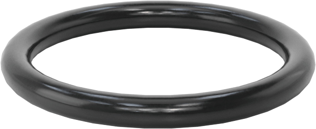 Yağa Dayanıklı Buna-N O-Ring, 2.4 mm Genişlik, 20.3 mm İç Çap